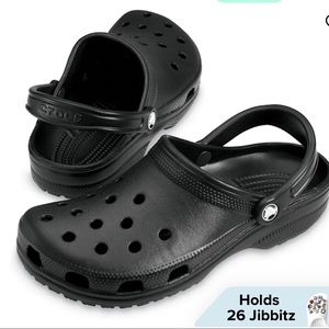 Mens Crocs- Black CLASSIC CLOG. NWT. Size 13